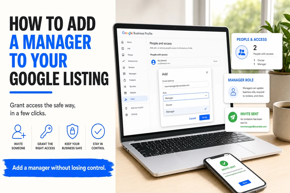 How to Add a Manager to Your Google Business Profile (Step-by-Step)