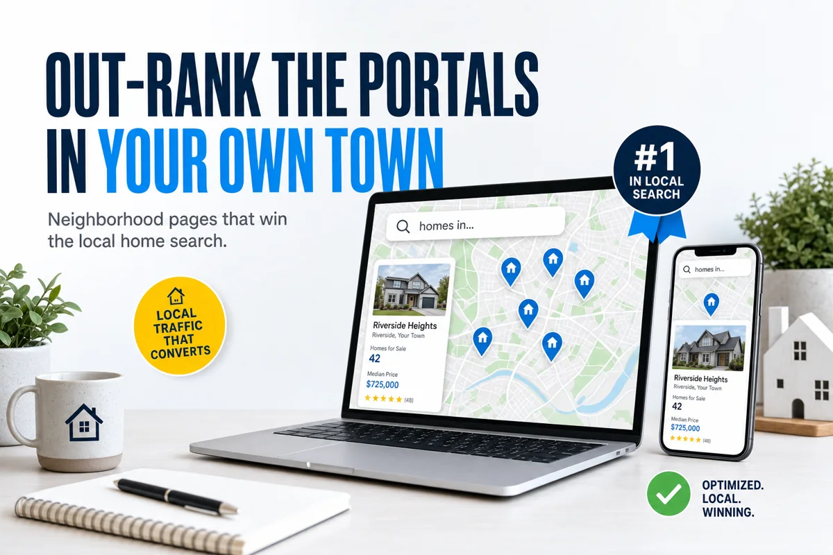 How Local Agents Out-Rank the Portals With Neighborhood Landing Pages