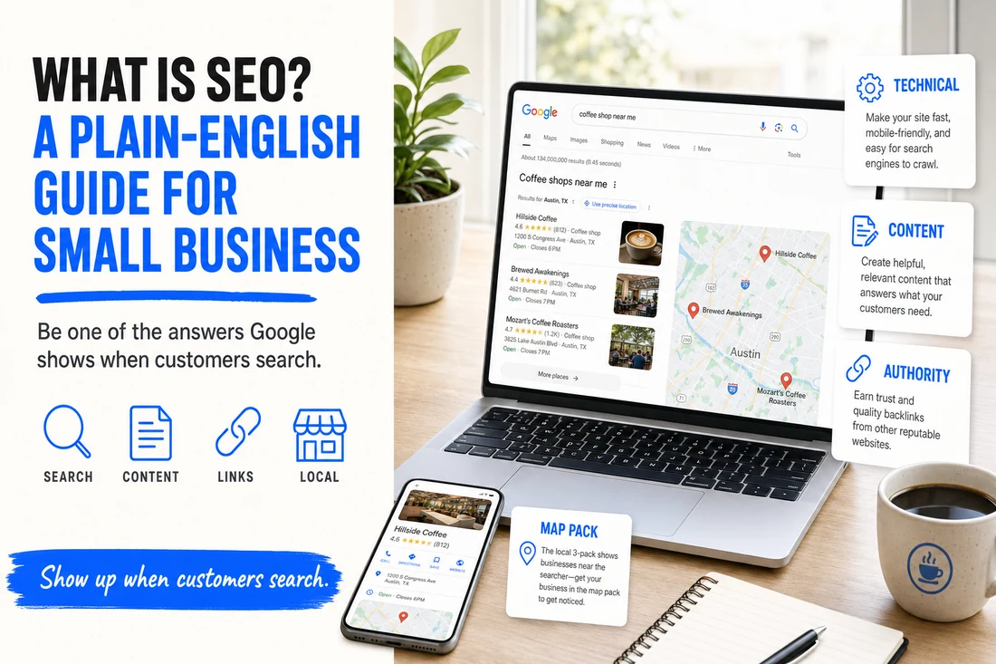 What Is SEO for Small Businesses? A Plain-English Beginner Guide