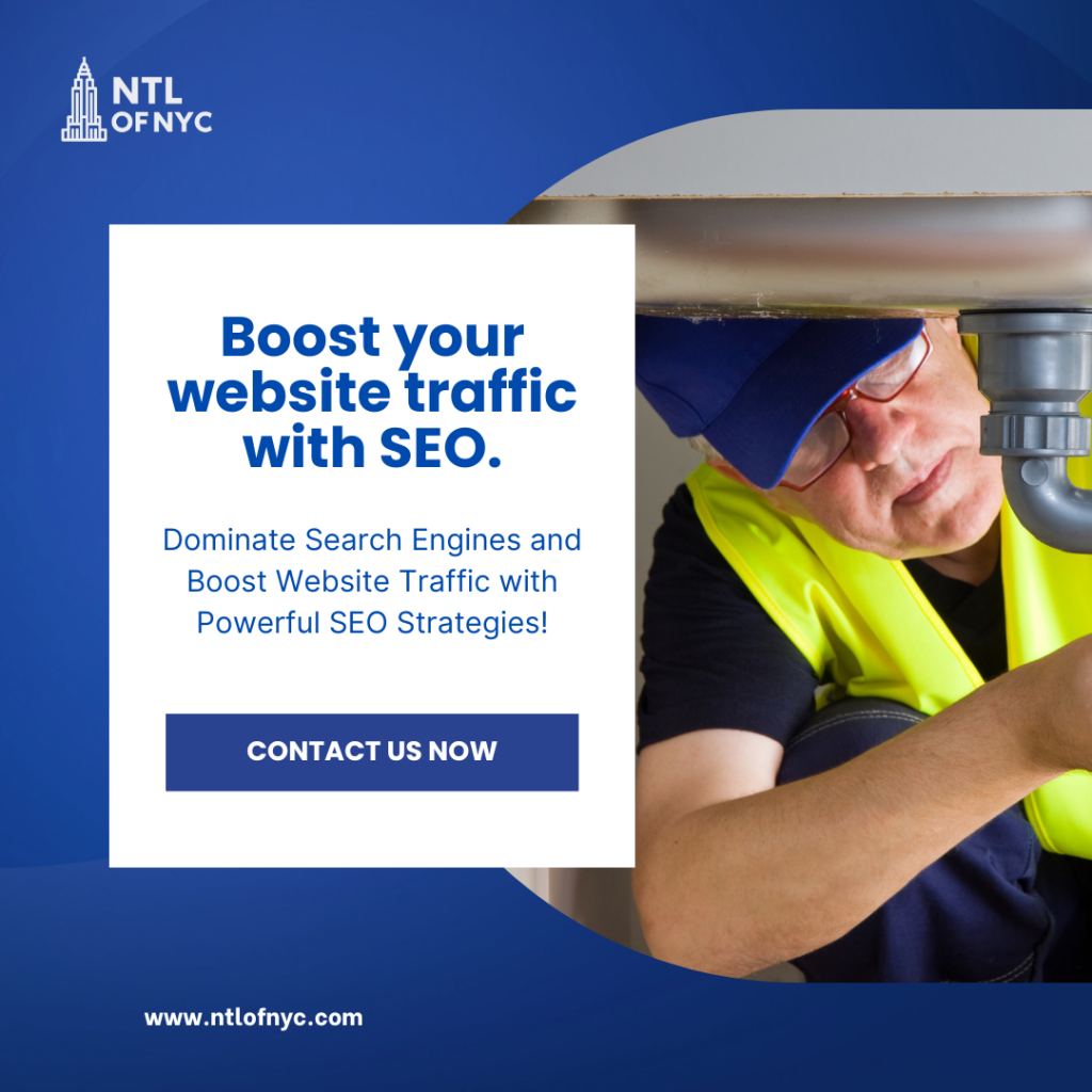Plumber Website and SEO - NTL OF NYC Plumber - NTL OF NYC